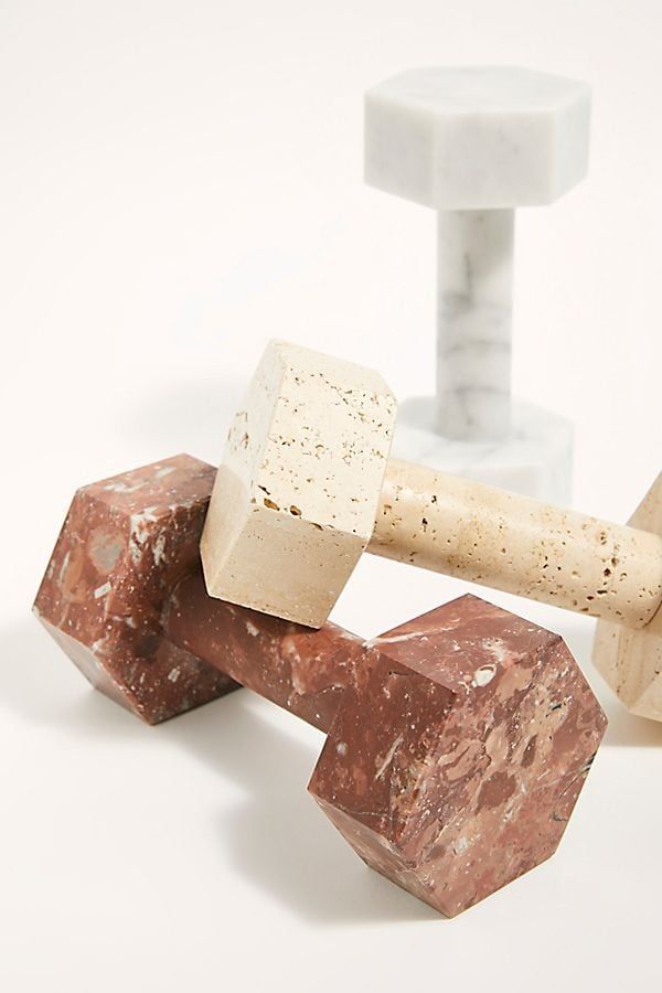 Green marble waights